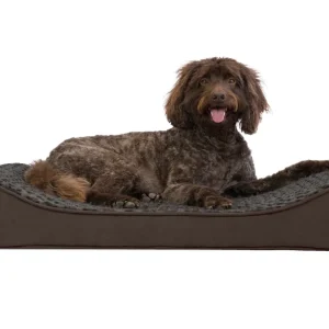 FurHaven Ultra Plush Luxe Lounger Orthopedic Dog Bed - Large, Chocolate