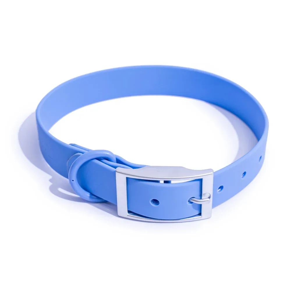Furry & Co Weatherproof Collar and Leash for Dogs Combo (Everest Blue) - M - Image 2