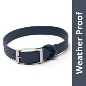 Furry & Co Weatherproof Collar for Dogs (Indigo Blue)