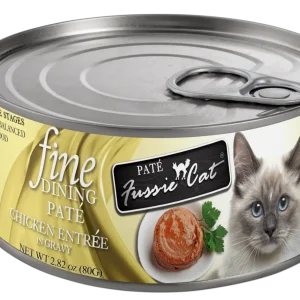 Fussie Cat Fine Dining Pate Chicken Entree Wet Cat Food, 2.82oz
