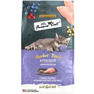 Fussie Cat Market Fresh Kitten Recipe Chicken w/ Goat Milk Premium Dry Cat Food