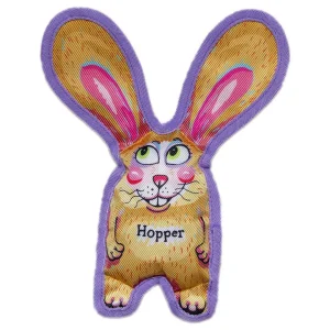 Fuzzu All Ears Hopper Squeaky Plush Dog Toy - Medium