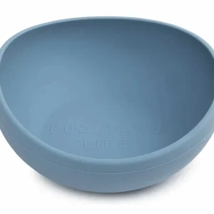 FuzzYard Life Silicone Dog Bowl, French blue