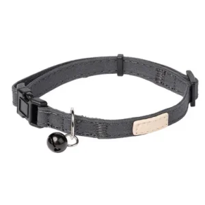 FuzzYard Life Slate Grey Adjustable Cat Collar