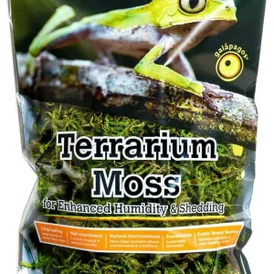 Galapagos 5-Star Terrarium Sphagnum Moss Snake Bedding Substrate Fresh Green 2.6 qt Mini (D)