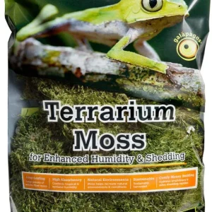 Galapagos Pillow Moss for Tropical & Forest Tanks Fresh Green 2.6 qt Mini
