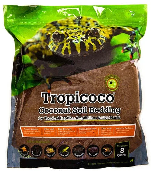 Galapagos Tropicoco Coconut Soil Bedding Substrate Pouch Brown 8 qt - Image 2