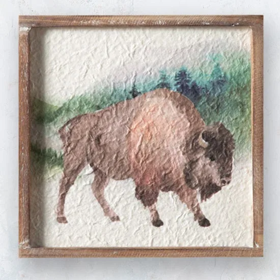 Ganz American Buffalo Wall Decor Set of 3 - Image 2