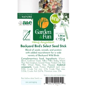 Garden & Fun Backyard Bird's Seed Stick, by A&E Cage Company