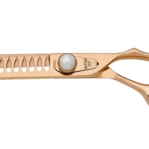 Geib Gold Pearl Shears 7.0" 20-Tooth Curved Sculptor