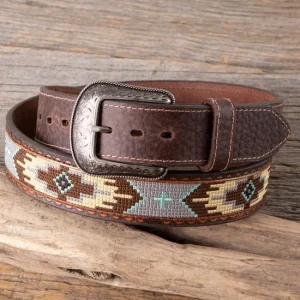 Gem Dandy Accessories Roper Aztec And Crosses Belt