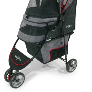 Gen7Pets Regal 4 Wheeled Pet Stroller for Dogs up to 25 Lb Gray Shadow 11.5 Lb