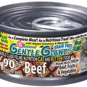 Gentle Giants Natural Non-GMO Beef Cat & Kitten Can Food
