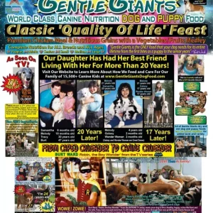 Gentle Giants Natural Non-GMO Chicken Dog & Puppy Food
