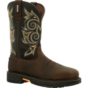 Georgia Boot Mens Sq Toe Steel Toe Boot