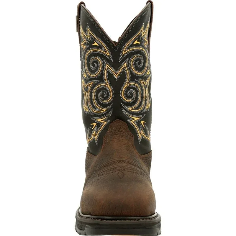Georgia Boot Mens Sq Toe Steel Toe Boot - Image 2