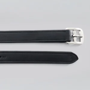 German Aniline Stirrup Leathers Black