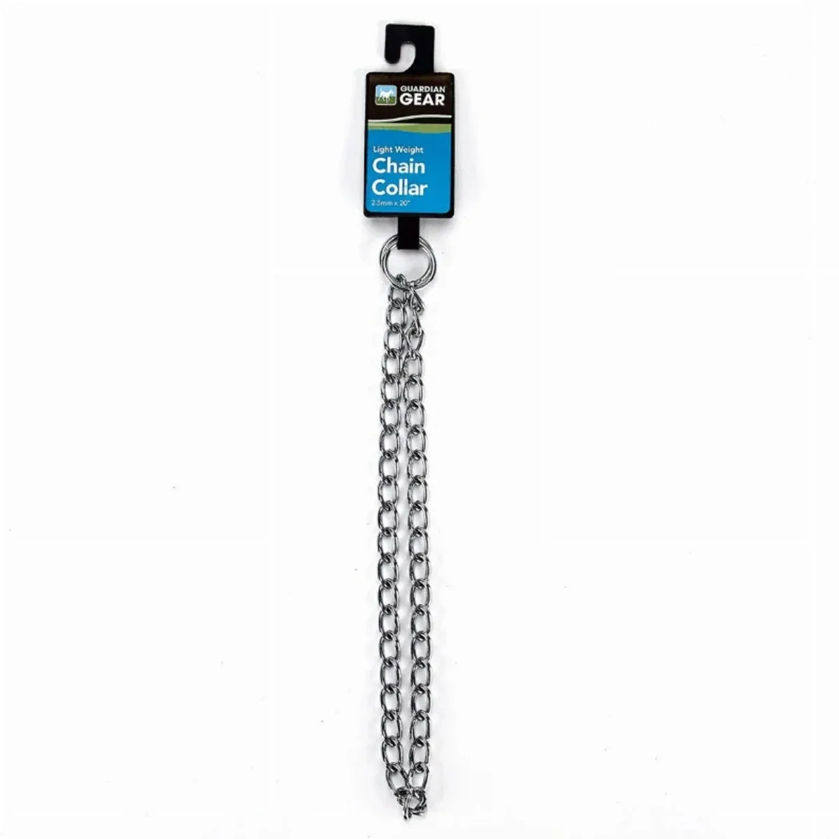 GG Lt Wt Chain Dog Collar, 20 in 2.5 mm