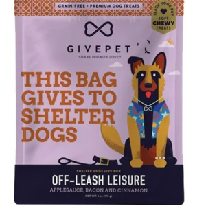 GivePet Off-Leash Leisure Grain-Free Soft Dog Treats, 6 oz