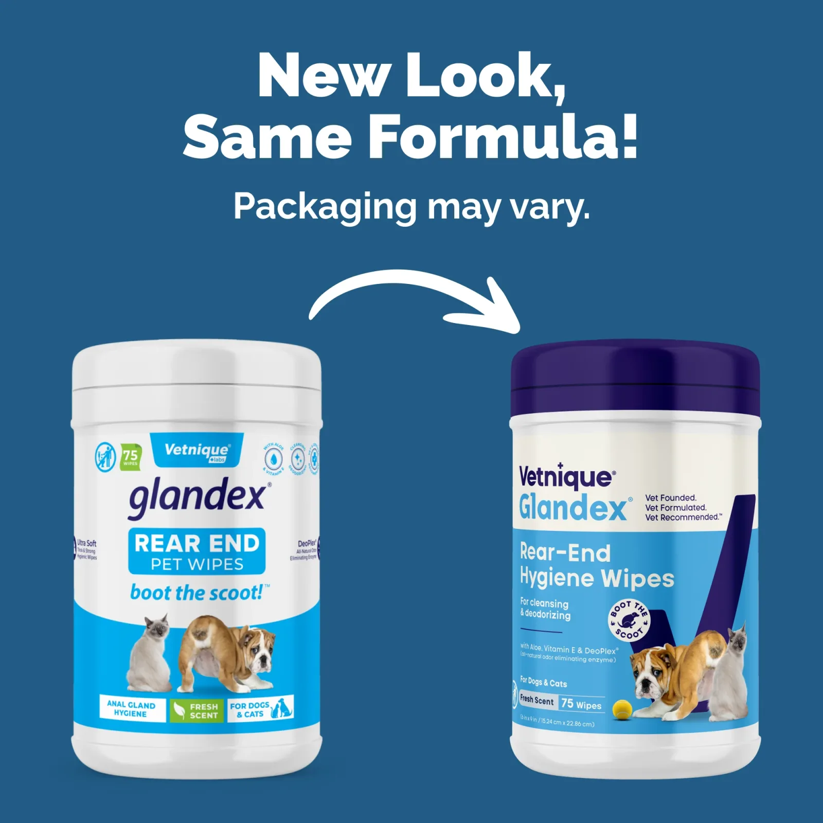 Glandex Rear-End Hygiene Wipes, 75 ct - Image 2