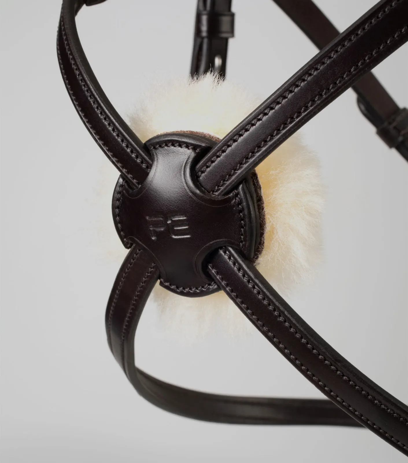 Glorioso Anatomical Grackle Bridle Brown - Image 2