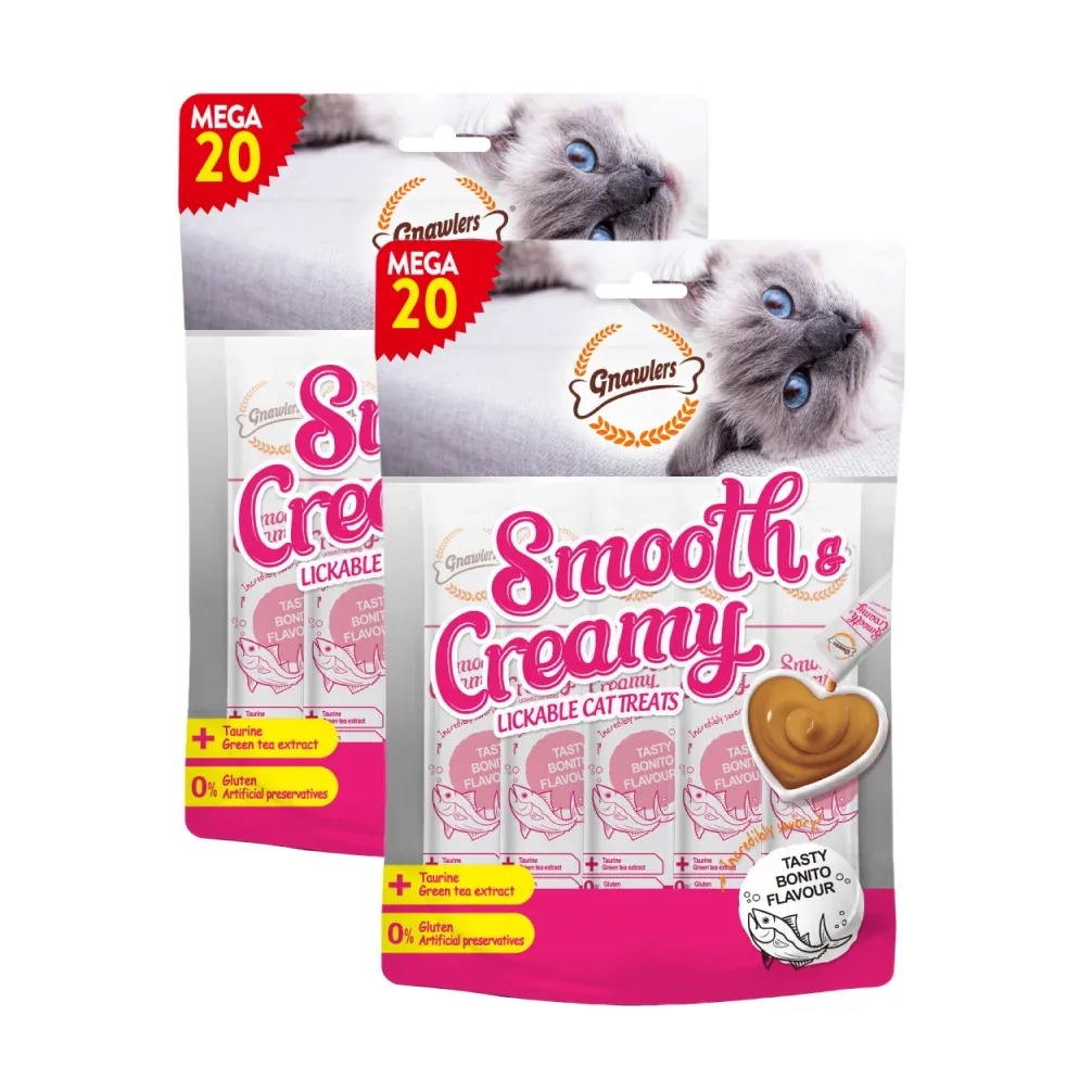 Gnawlers Bonito Flavour Creamy Cat Treats (300g) - Image 2