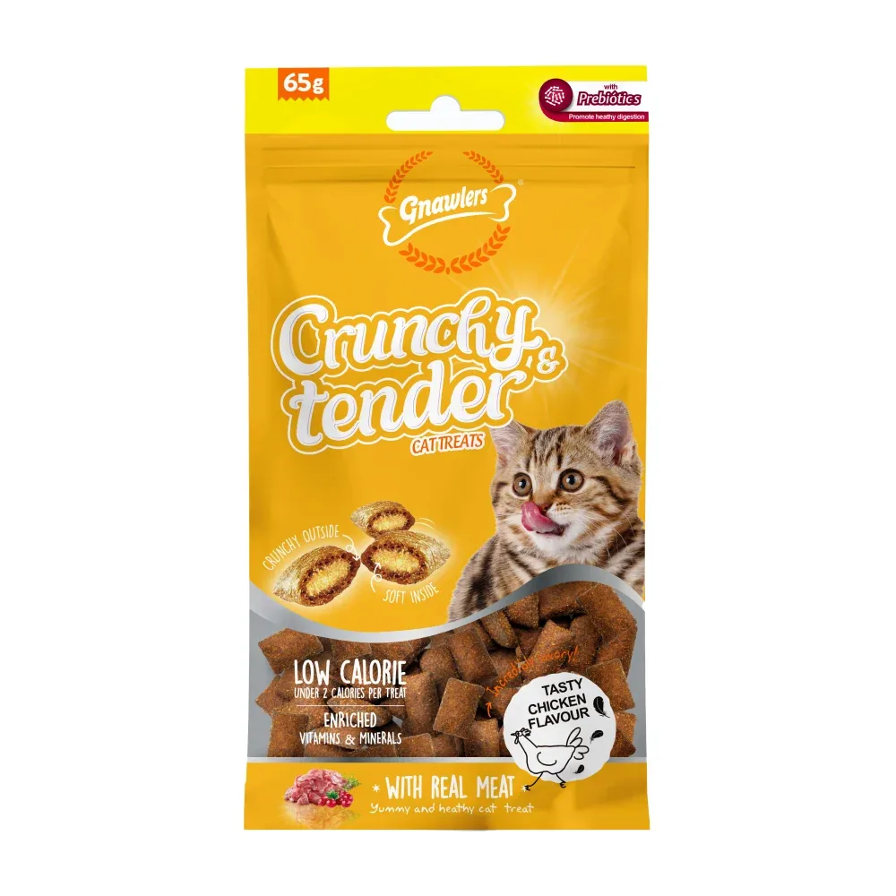 Gnawlers Crunchy Chicken Tender Cat Treats