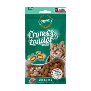 Gnawlers Crunchy Tender Chicken & Milk Cat Treats