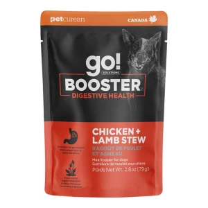 Go! Dog Booster Digestive Health Stew Chicken & Lamb, 2.8 oz each, Case of 24