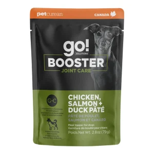 Go! Dog Booster Joint Care Pate Chicken, Salmon & Duck, 2.8 oz each, Case of 24
