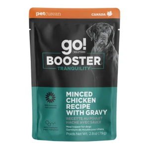 Go! Dog Booster Tranquility Minced Chicken, 2.8 oz each, Case of 24