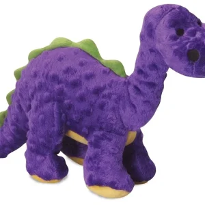 GoDog Dinos Bruto - Purple Large with Chew Guard Technology
