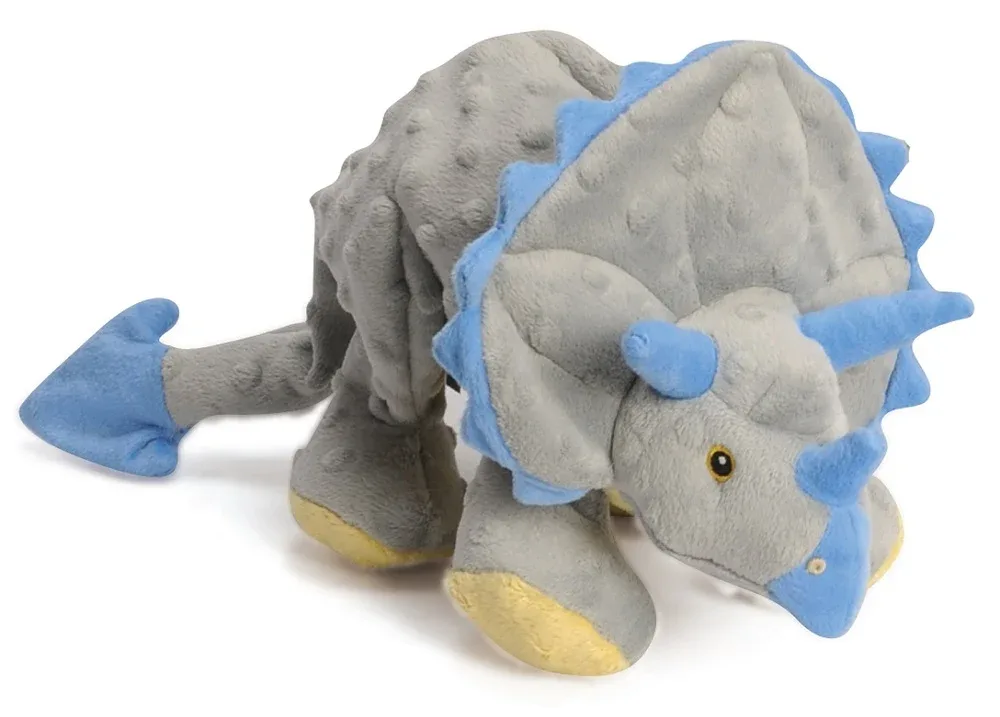 GoDog Dinos Chew Guard Squeaky Plush Dog Toy Small - Image 2
