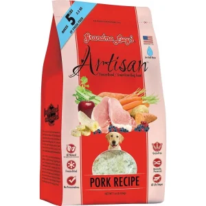 Grandma Lucy's Artisan Grain-Free Pork Freeze-Dried Dog Food - 1 lb