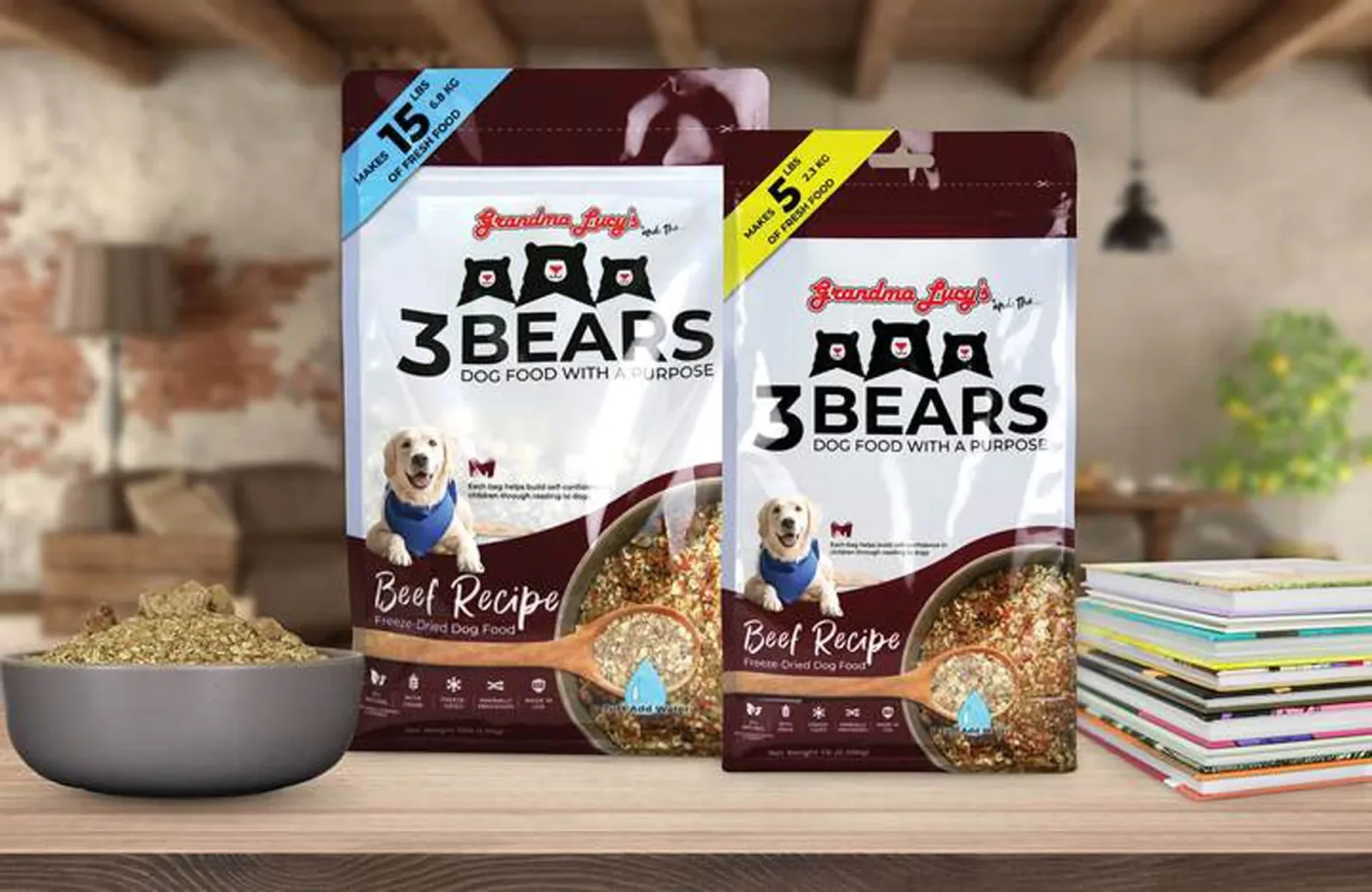 Grandma Lucys Dog 3 Bears Beef 3 lb