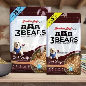 Grandma Lucys Dog 3 Bears Beef Trail 6 ct
