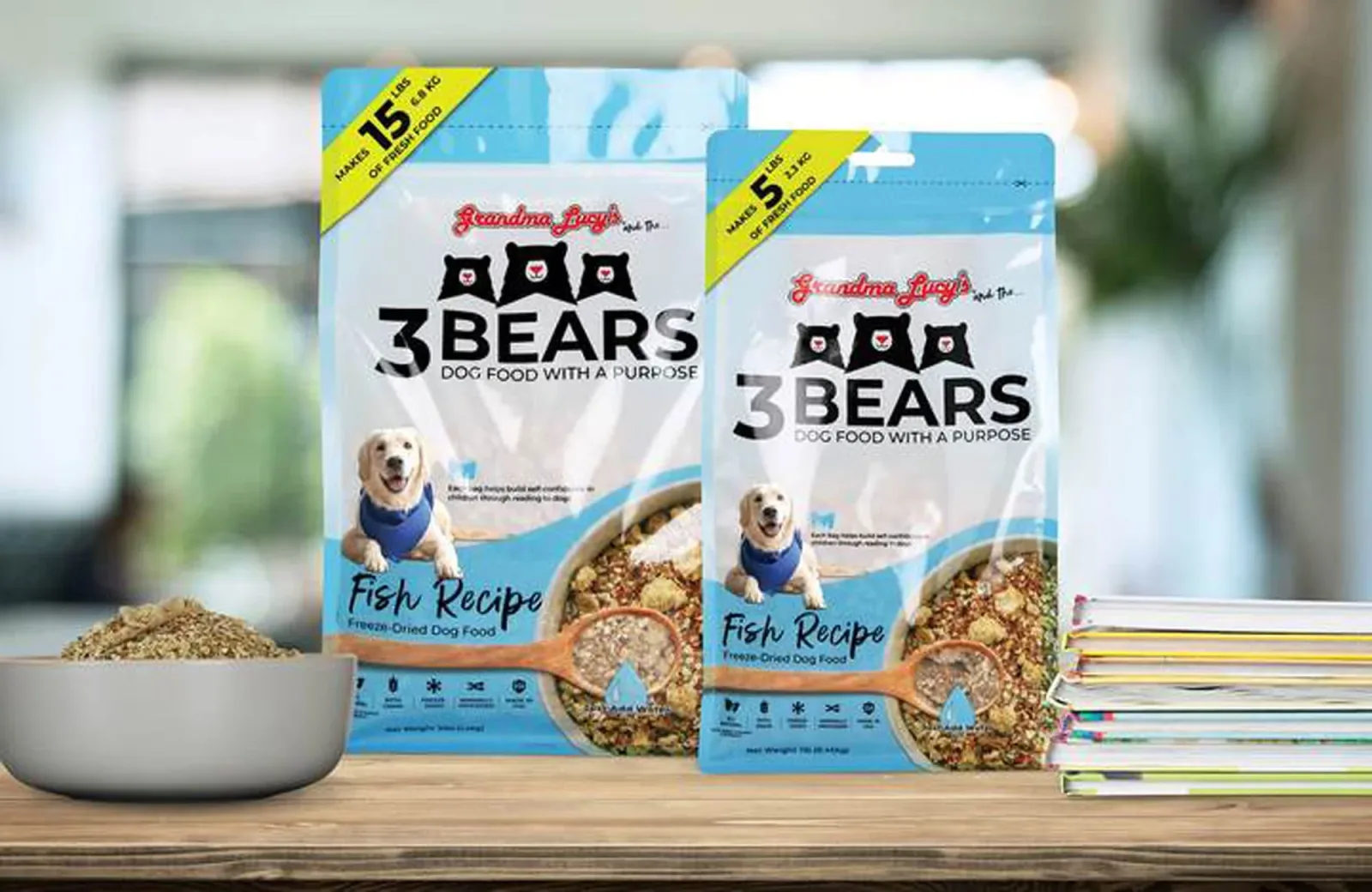 Grandma Lucys Dog 3 Bears Fish, 3 lb
