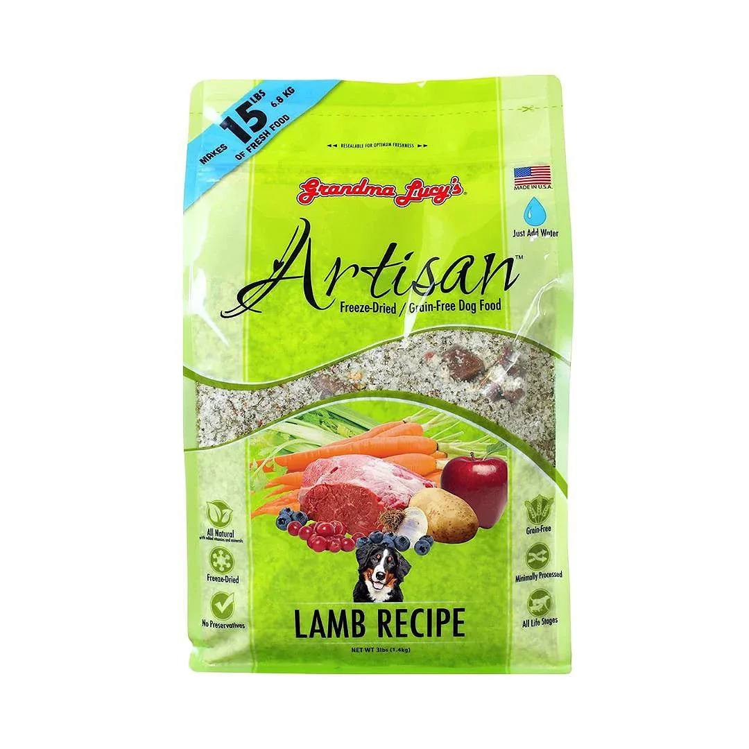 Grandma Lucys Dog Artisian Grain-Free Lamb, 3 lb