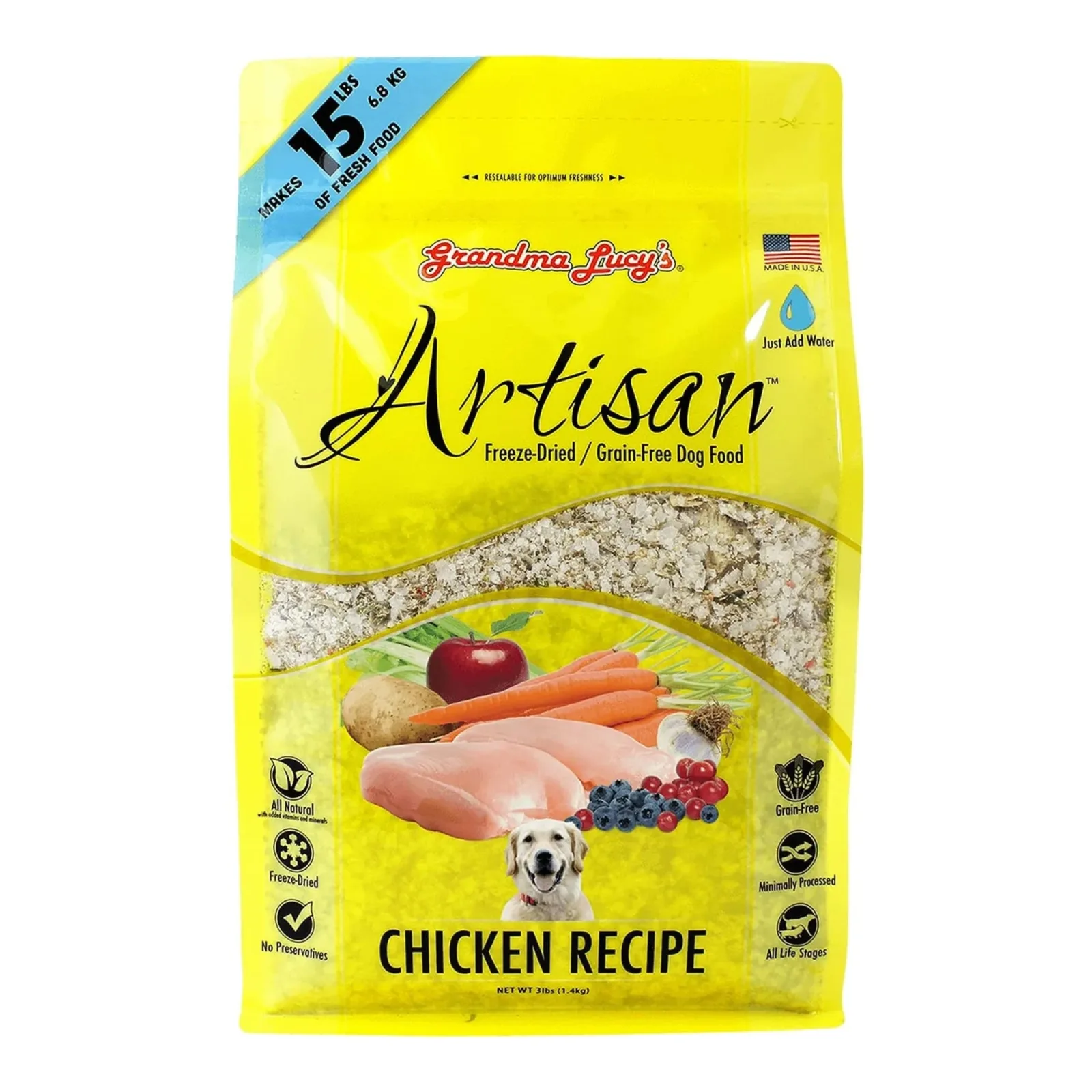 Grandma Lucys Dog Artisian Grain-Free Pork 10 lb - Image 2