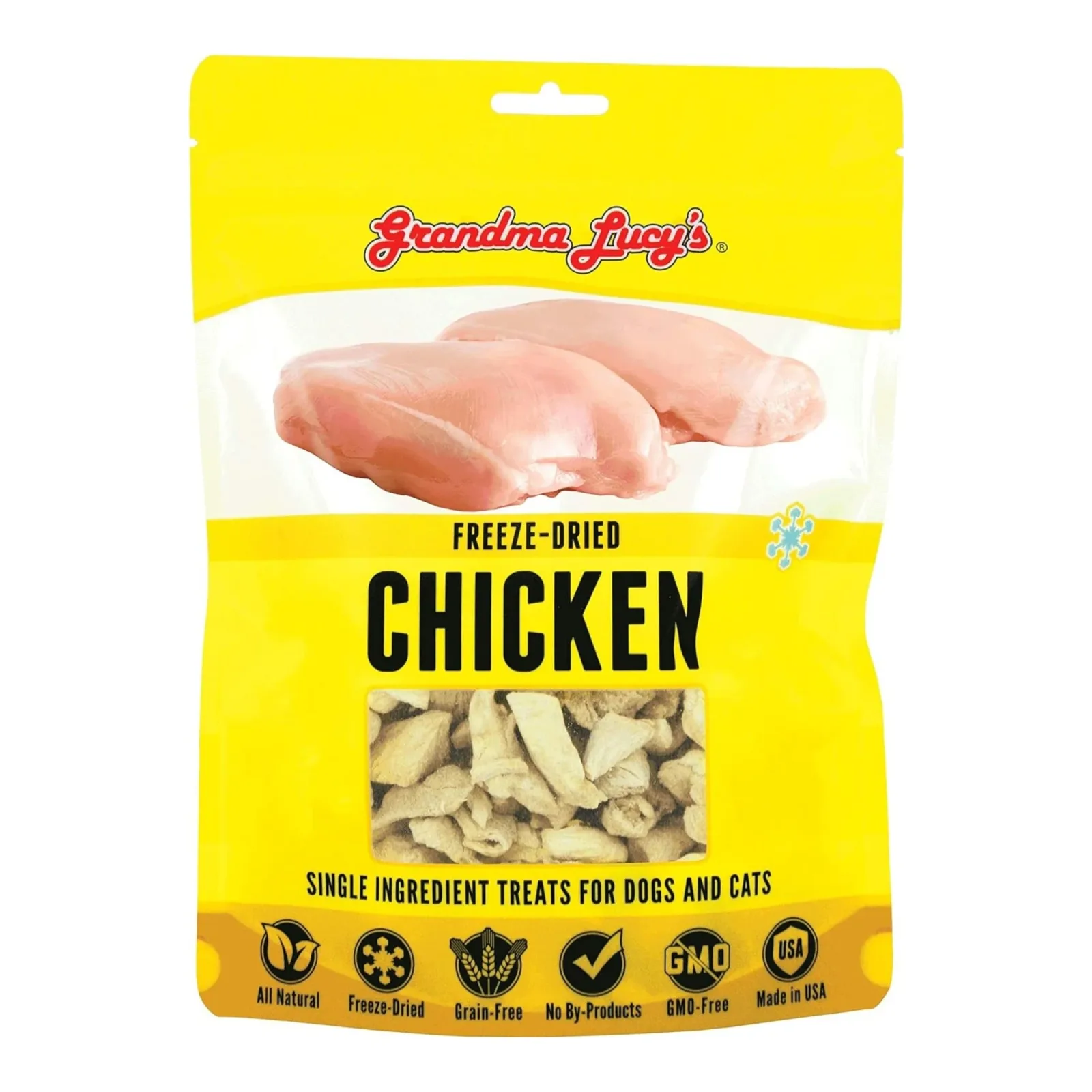 Grandma Lucys Dog Freeze-Dried Chicken Dog Treat, 4 oz