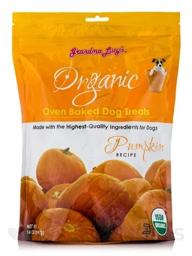 Grandma Lucys Dog Organic Baked Pumpkin Dog Treat 14 oz