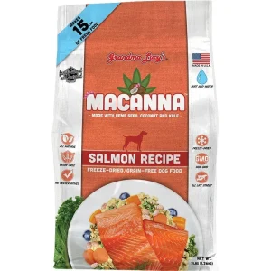 Grandma Lucy's Macanna Grain-Free Freeze-Dried Salmon Dog Food, 1 lb