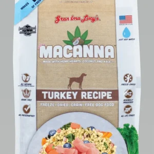 Grandma Lucy's Macanna Grain-Free Turkey Freeze-Dried Dog Food 3 lb