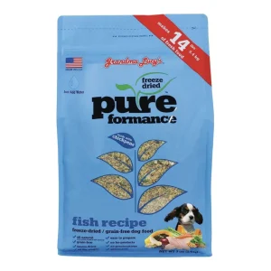 Grandma Lucy's Pureformance Grain-Free Fish & Chickpea Freeze-Dried Dog Food - 10 lb