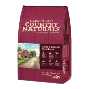 Grandma Mae's Country Naturals Dry Dog Food Lamb & Whitefish Meal, 14 lb