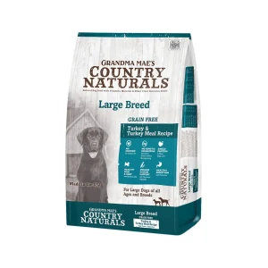 Grandma Mae's Country Naturals Grain-Free Large.I.D. Large Breed Dry Dog Food Turkey, 14 lb