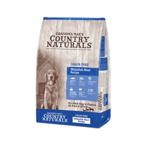 Grandma Mae's Country Naturals Grain-Free LID Dry Dog Food Whitefish, 4 lb