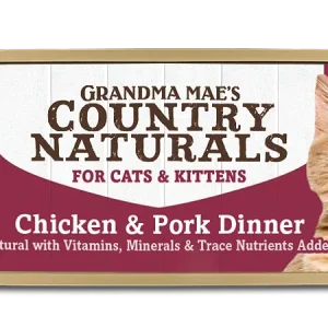 Grandma Mae's Country Naturals Grain Free Wet Cat Food Pork & Chicken 5.5oz 24pk