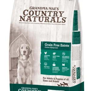 Grandma Mae's Country Naturals Premium All Natural Grain-Free Dry Dog Food High-Protein Chicken 25 lb