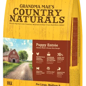 Grandma Mae's Country Naturals Premium All Natural Puppy Dry Dog Food Chicken 4lb